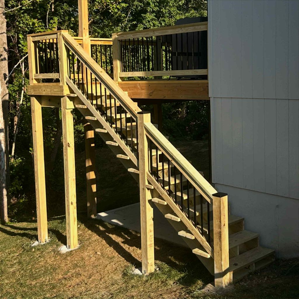Elevated Deck with Stairs