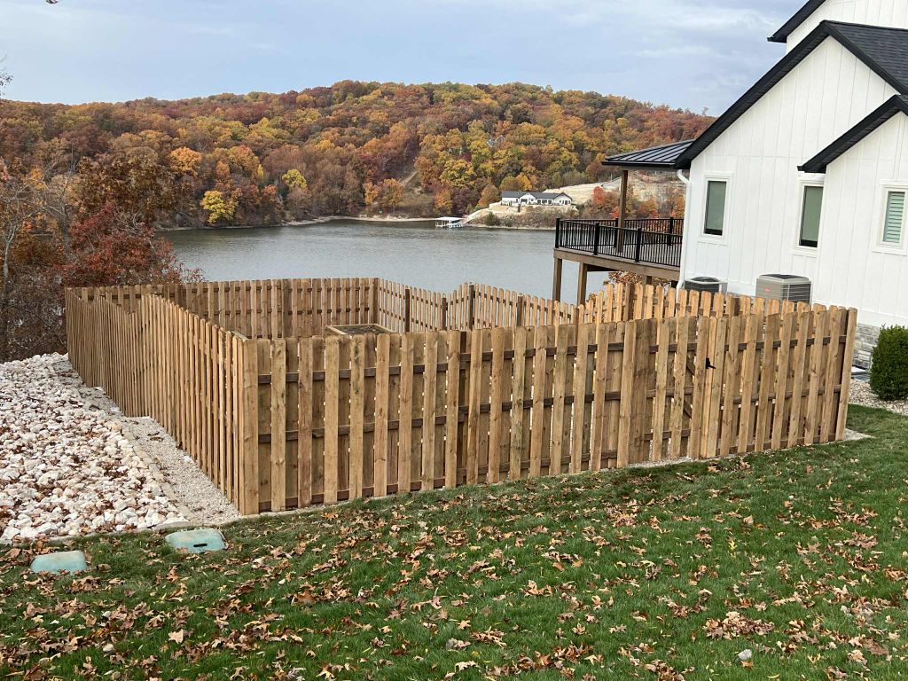 Lakeside Cedar Fence