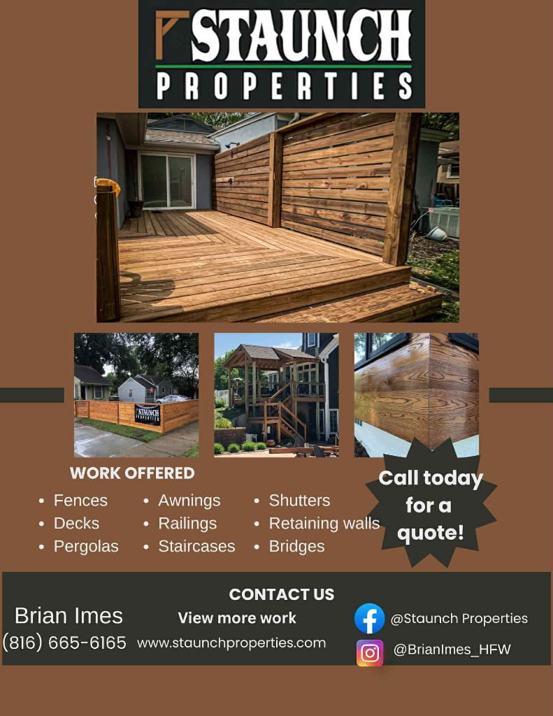 Deck & Fence Services Overview